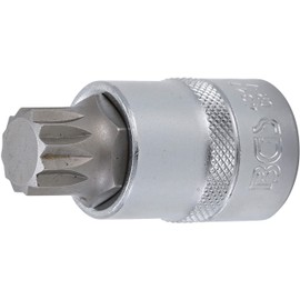 BGS 4347 | Bit Socket | 12.5 mm (1/2") Drive | Spline (for XZN) M18