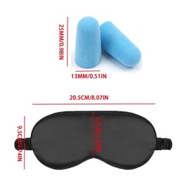 SIOPPKIK Sleeping Mask for Men and Women, 100% Light Blocking Sleeping Mask, Super Soft Sleeping Masks for Naps, Travel
