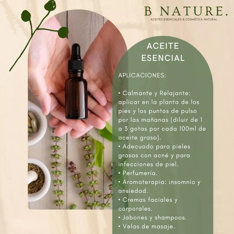 B Nature Aceite Esencial Jazmín 10 Ml Bnature 100% Puro