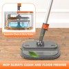 INWEJIA Upgraded Spin Mop and Bucket Set, Self-Standing Mop Bucket