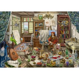Ravensburger 136006 4005556168439 Escape Da Vinci Laying Puzzle, Multi-Coloured