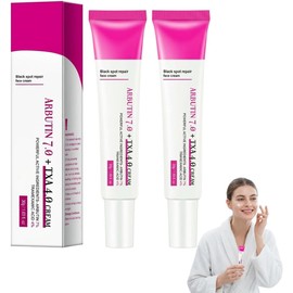 2Pzs Arbutina 7% y Ácido Tranexámico 4% Face Cream, Tratamiento Facial y Corporal, Diluido Manchas Oscuras, Pecas y Pigmentación, Ilumina y Unifica el Tono, Suave para Pieles Sensibles