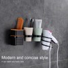 Multifunctional Space Aluminum Bathroom Storage Rack Hair Dryer Toothbrush Holder