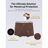 TIICHOO Period Underwear Heavy Flow Period Boxers for Women Leakproof