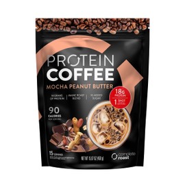 High Protein Complete Roast Mocha Peanut Butter, 15 g of Protein, Keto Friendly 15 Serving