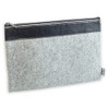 Bank Bag Felt Grey Purse Cosmetic Bag Pen Case Tablet