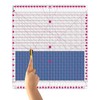 Quilting Ruler- 12.5 * 12.5" Slotted Rulers for Quilting and