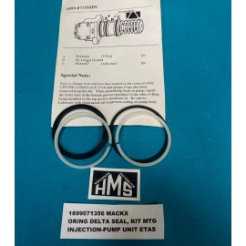Mack 1899071356 MACKX   ORING DELTA SEAL, KIT MTG INJECTION-PUMP UNIT ETAS
