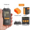 SagaSave Wood Moisture Meter, GM605 Digital LCD 2 Pin Tester,