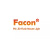 Facon 9" RV LED Acrylic Dual Square Flush Mount Lamp