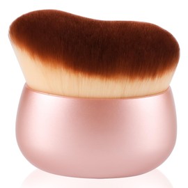 BeeYoYe Extra Large Body Coverage Applicator,75 mm Wide-headed Body Makeup Brush Kabuki Blending Brush for Self Tanner,Oval Face&Body Leg Makeup Brush for Tanning Lotion,Tattoo Cover up Makeup