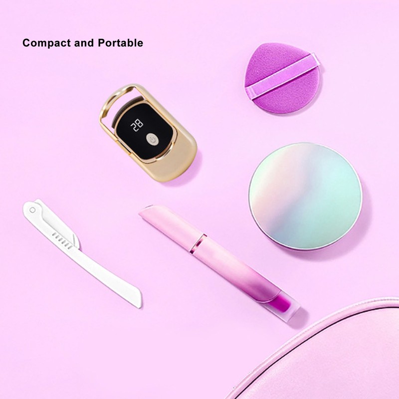 Heated Electric Eyelash Curler USB Charging Rechargeable Curly Lash Curler