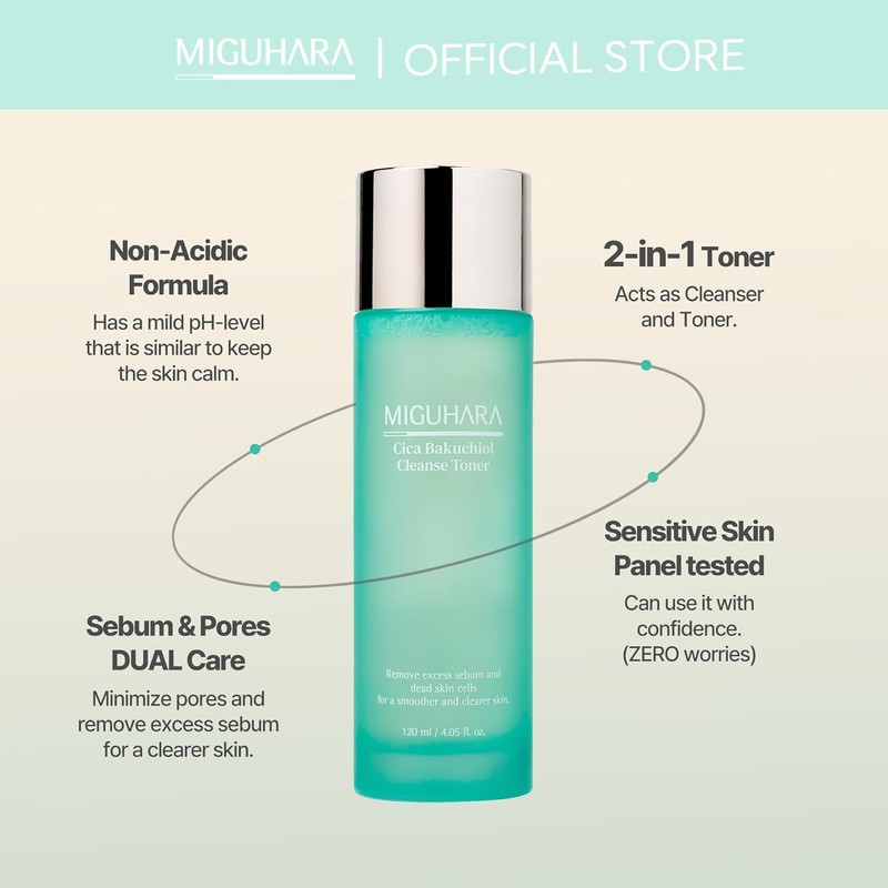 MIGUHARA [MIGUHARA]Cica Bakuchiol Cleanse Toner 120ml