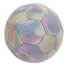Soccer Ball PU Size 5 Light Color Reflective Glowing Soccer