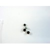 4 Pack 1/4" Metal Hole Plugs- Nickel Plated - SP-250-NK