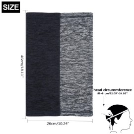 Unbranded Neck Warmer Neck Gaiter Polar Fleece Neck Scarf Winter Ski Snowboard Tube Scarf - Splicing Neck Gaiter