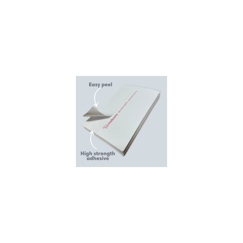 Mailcoms Universal Double Sheet White Labels - Extra Long, 175