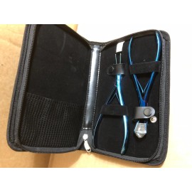 Hairlocs Clamp Pliers Needle 2pcs Tool Kit -Hair Extensions BLUE