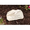 Evergreen Garden Dog Paw in Hand Devotion Painted Polystone Stepping