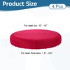 uxcell 4 Pack Stool Covers Round, 16-18 Inch Bar Stool