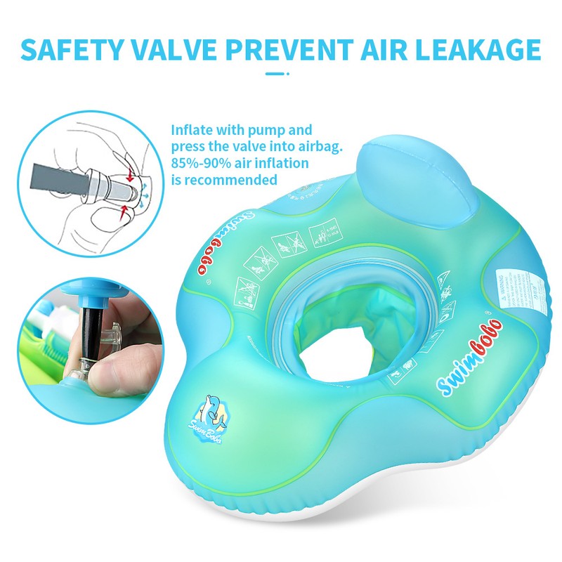 Swimbobo Cute Baby Pool Float Inflatable Baby Swim Float Baby