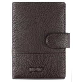 Mano Don Tommas Wallet with Flap Leather - Men's Women's Portrait Format Brown - Wallet Wallet Wallet, brown, Classic