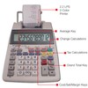 Sharp EL1750V EL-1750V Two-Color Printing Calculator Black/Red Print 2 Lines/Sec