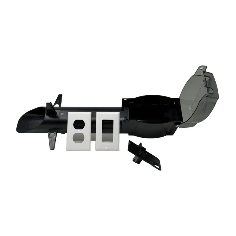 iMBAPrice IMBA-GPD19B-1 19.5" Low-Profile Outdoor Landscape Lighting Garden Post Enclosure