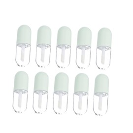Outanaya 10Pcs Empty Lip Gloss Sub Tubes Compact Lip Gloss Bottles for Diy Lipstick Small Lipstick Containers with Brush Applicator for Travel and Sample Use