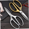 Alipis Ergonomic Metal Scissors Kitchen Shears Set Stainless Steel Shears