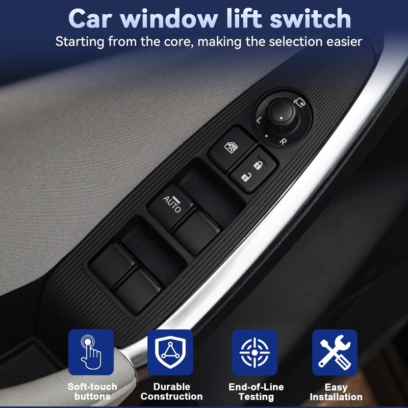 BELGEMAY Driver Side Power Window Switch - Compatible with 2013-2015