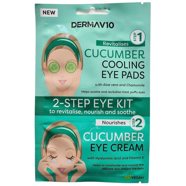 DERMA V10 EYE MASK CUCUMBER