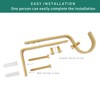 Adjustable Curtain Rod Brackets, 2 Pcs Premium Rod Brackets for