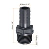 PATIKIL UPVC Barb Fitting Barb Pipe Fitting Hose Barb Fitting