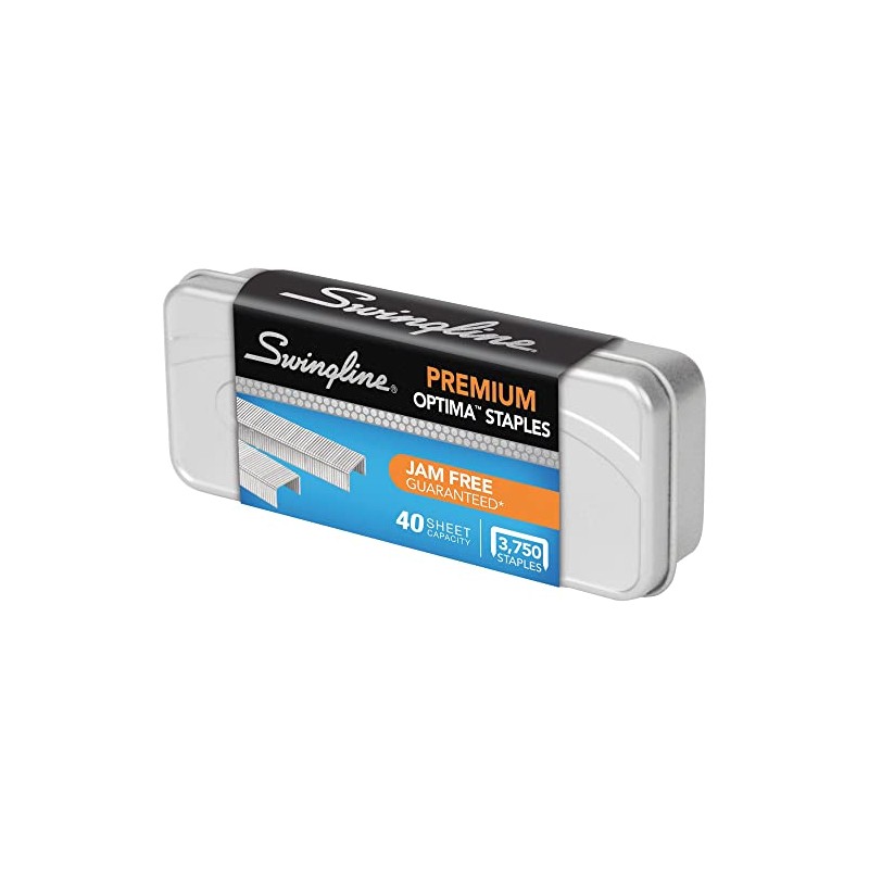Swingline Staples, Premium for Desktop Staplers, 1/4" Length, 210/Strip, 3750/Box,