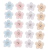 Healeved 4pcs Flower Nail Art Charms Rhinestones for Nail Decoration