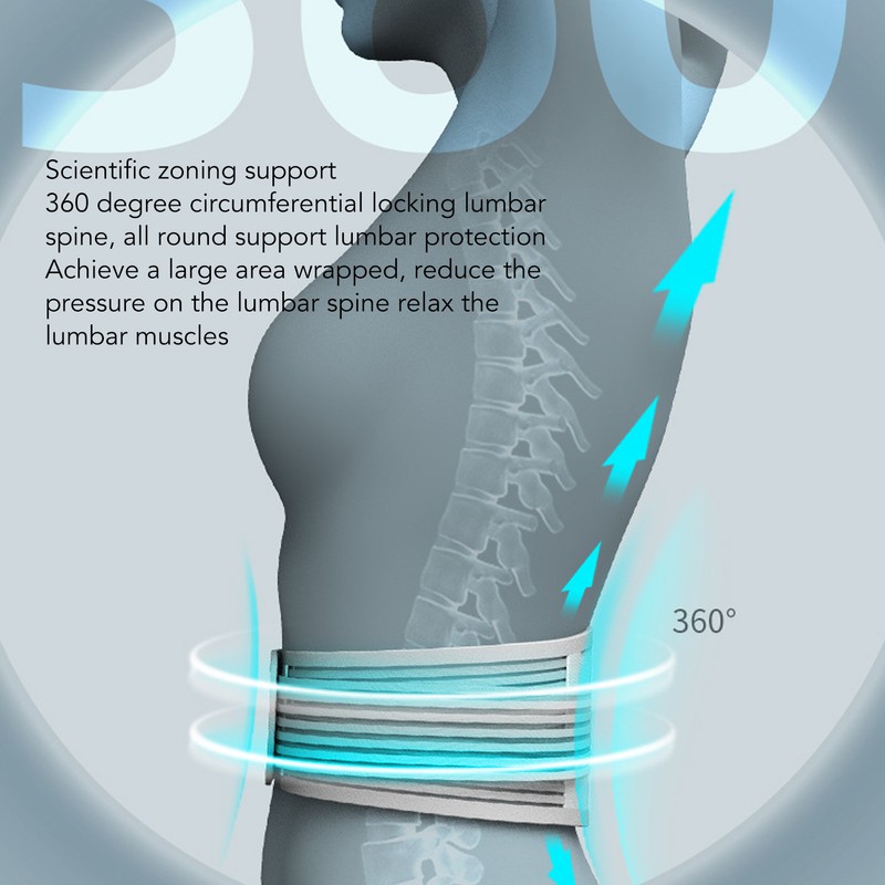 Lumbar Support Belt Breathable Ergonomic High Elasticity Waist Protection Belt