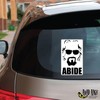 Bad Fish Custom Decals The Dude Abides Decal – Funny