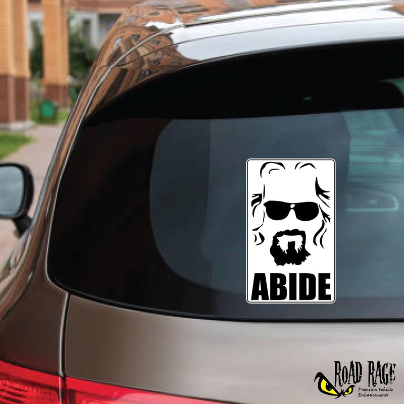 Bad Fish Custom Decals The Dude Abides Decal – Funny