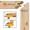 Gasea 3pcs 1/4-Inch Shank 45 Degree Lock Miter Router Bits