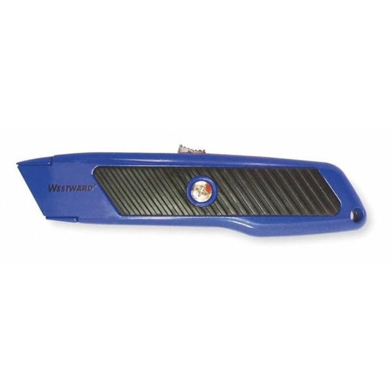 Safety Knife, 6 in., Black/Blue