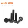 FullFun 510PCS M3 M4 M5 Hex Socket Flat Head Screw