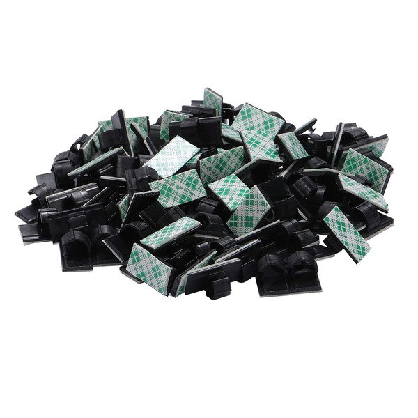 AIBOO Self Adhesive Cable Clips,Multipurpose Wire Clamps for Cable Management