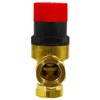 SPARES2GO 22mm Automatic Bypass Valve Boiler Pressure ABV Auto 50L