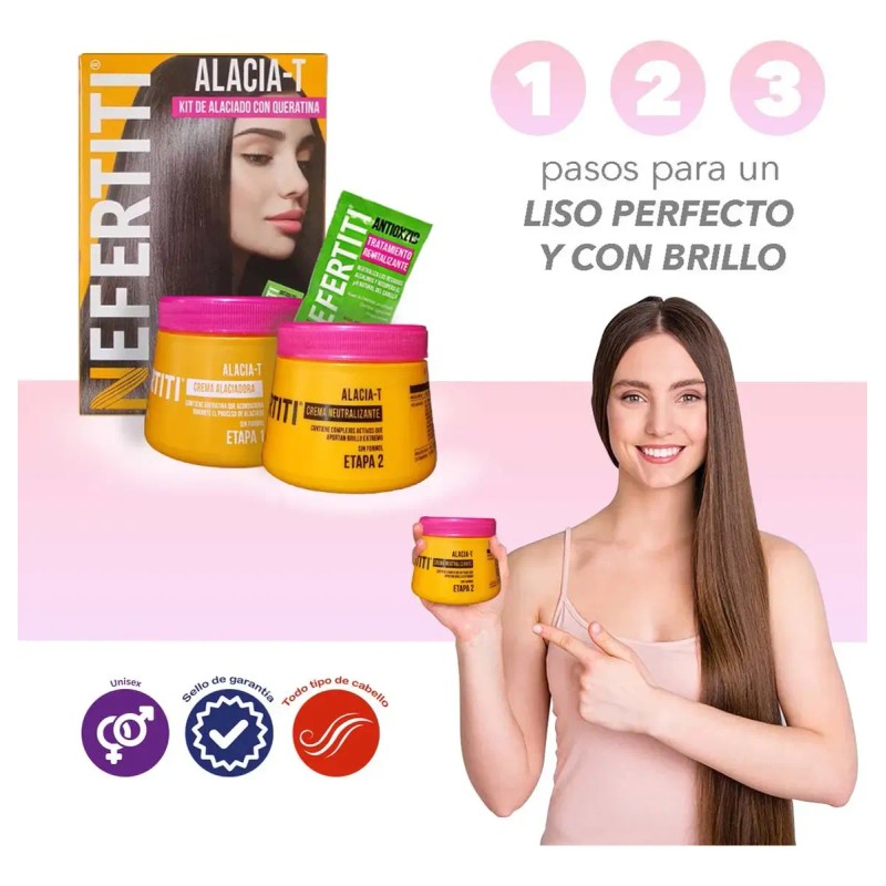 Keratina Alaciado Permanente Cabello Liso Formol