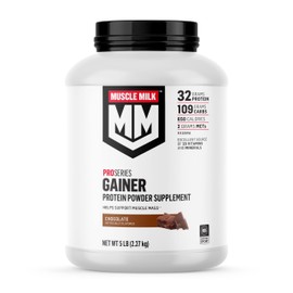 Muscle Milk Muscle Milk Gainer Protein Powder, Chocolate, 32g Protein, 5 Pound