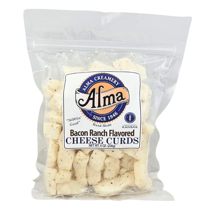 Alma Cheese Curds - Variety Pack of 5 (Cheddar, White