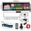 Ojos LED Programables para Parabrisas, Pantalla Flexible con Control Bluetooth