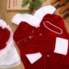 Yaomiao 9 Pcs Mrs. Santa Costume for Women Santa Claus
