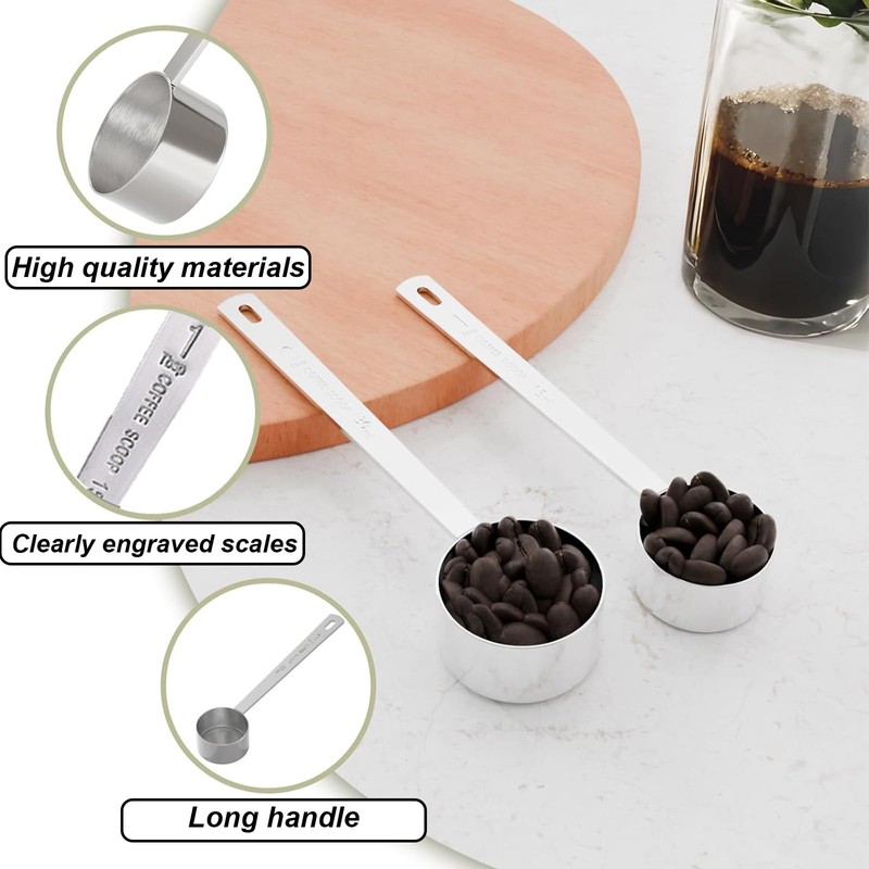 2 Pack Protein Powder Scoops, Protein Scoop, 15g Measuring Scoop